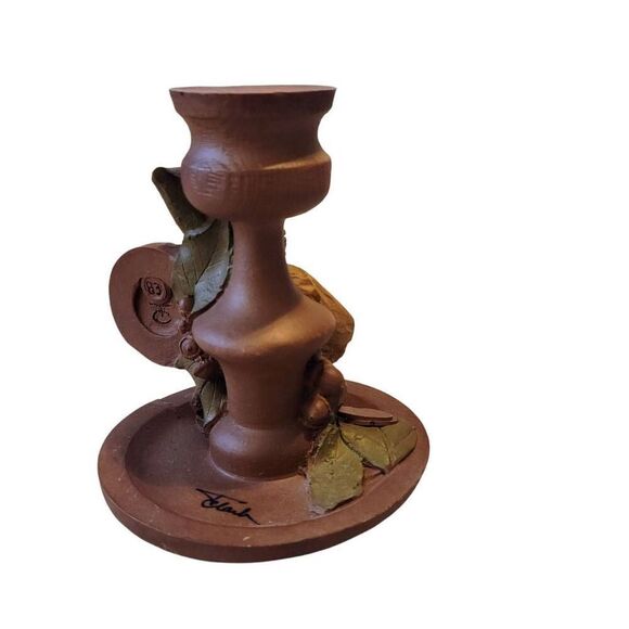 Vintage Mrs. Wink Tom Clark Cairn Studios Troll Gnome Fairy Candlestick Holder - Picture 5 of 10